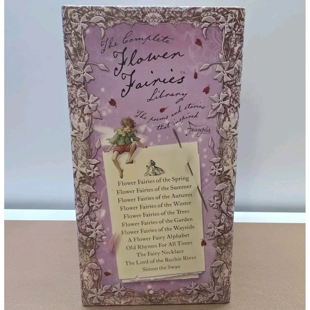 The Complete Flower Fairies Library Boxed Set 12 Hardcover Books 2007 - Rare HTF